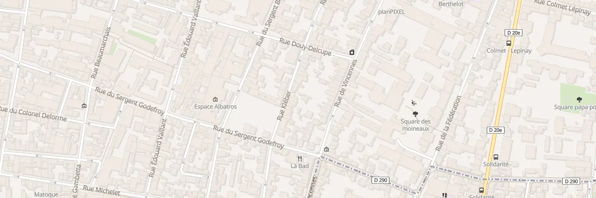 Plan du 69 Rue Kléber à Montreuil
