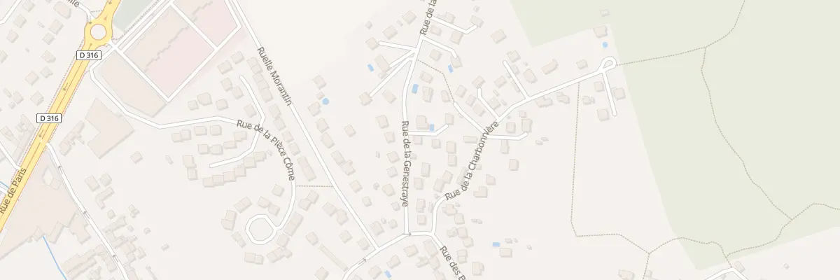 Plan du 8 Rue de la Genestraye à Chaumontel