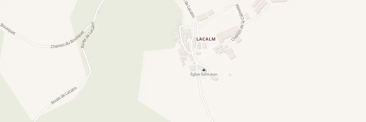 Plan du 5401 Lacalm au Fraysse