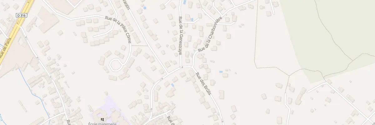 Plan du 21B Rue des Brulis à Chaumontel