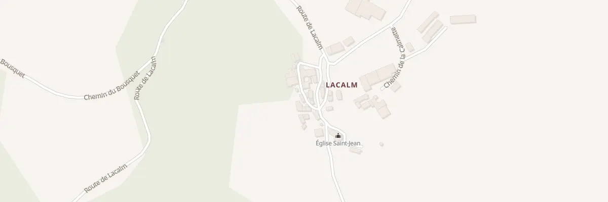 Plan du 5219 Lacalm au Fraysse