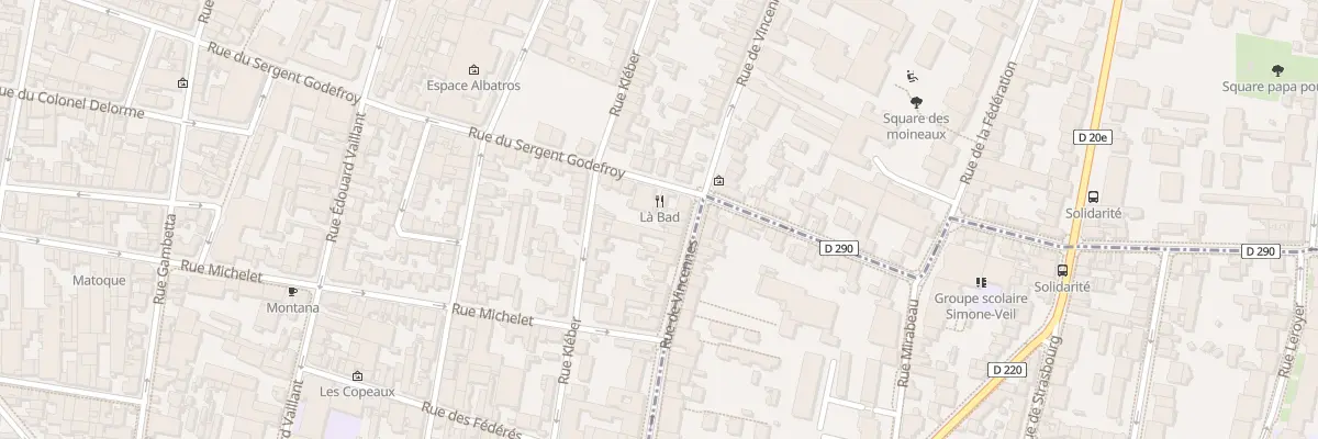 Plan du 102 Rue de Vincennes à Montreuil