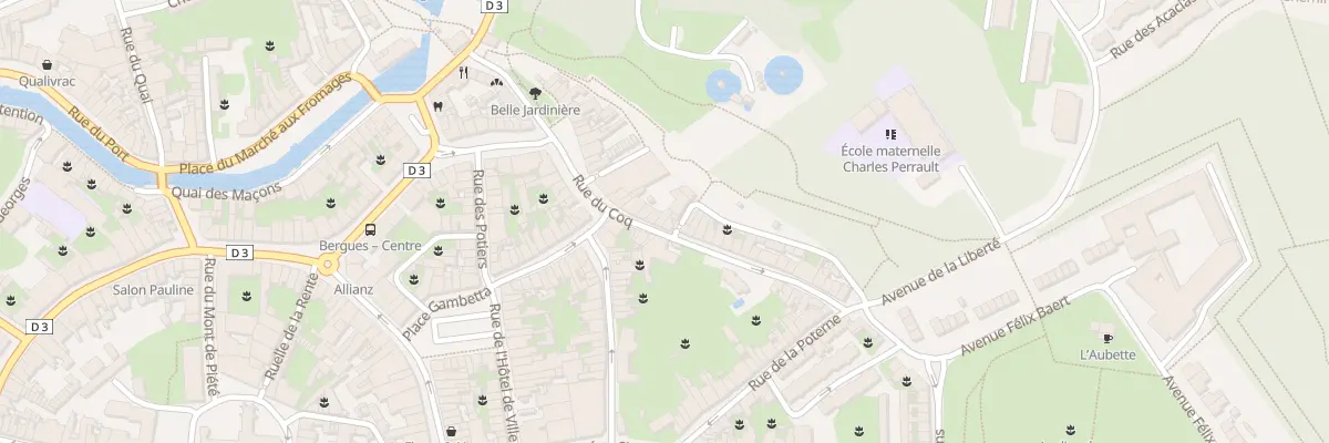 Plan du 4 Rue du Coq à Bergues