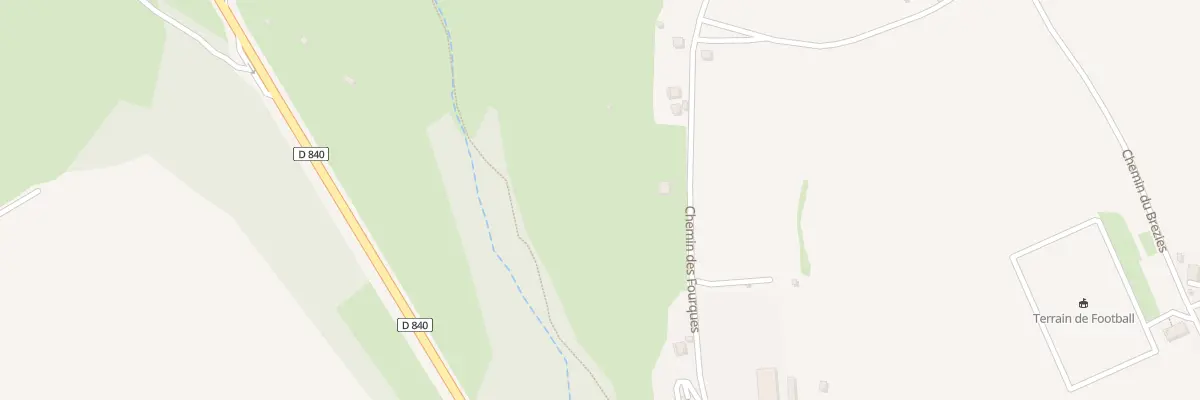 Plan du 5371A Les Fourques à Valady