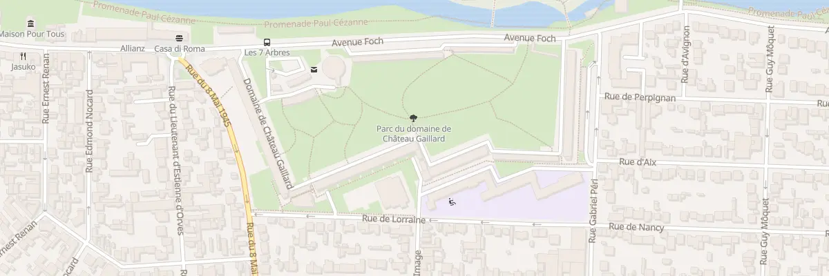 Plan du 21 Dne de Château Gaillard à Maisons-Alfort