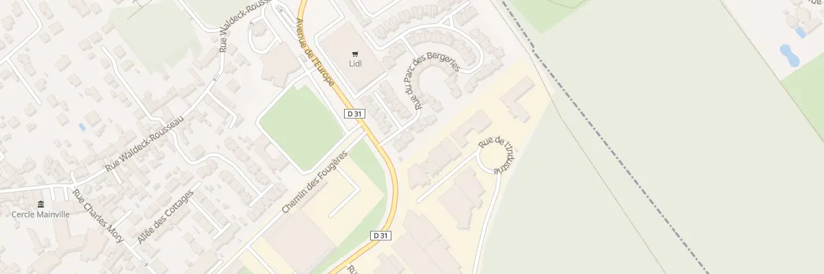 Plan du 81 Rue du Parc des Bergeries à Draveil