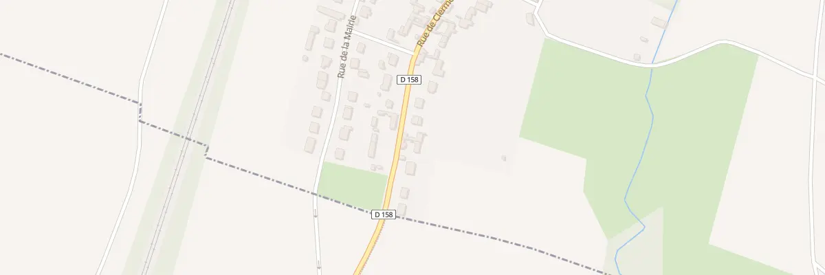 Plan du 45 Rue de Clermont à Valescourt