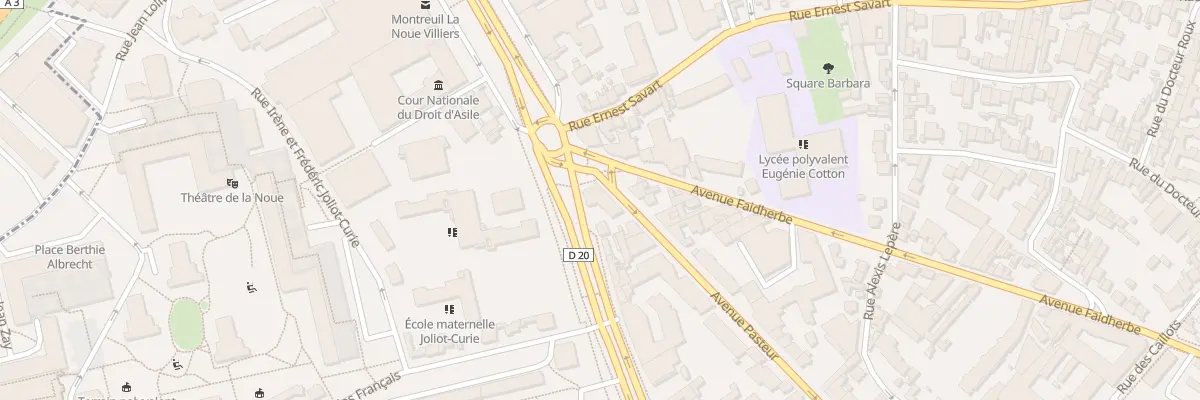 Plan du 79 Av Pasteur à Montreuil