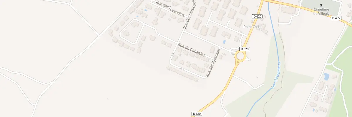 Plan du 1 Rue des Pyrenees à Villegly