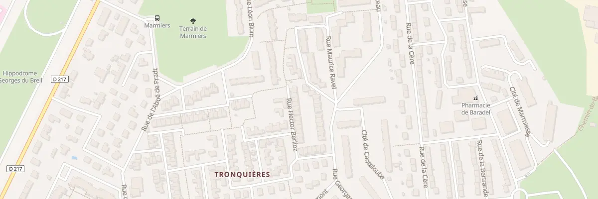Plan du 45 Rue Hector Berlioz à Aurillac