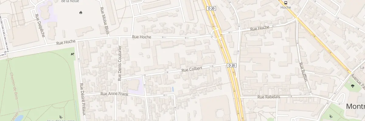 Plan du 12 Rue Colbert à Montreuil