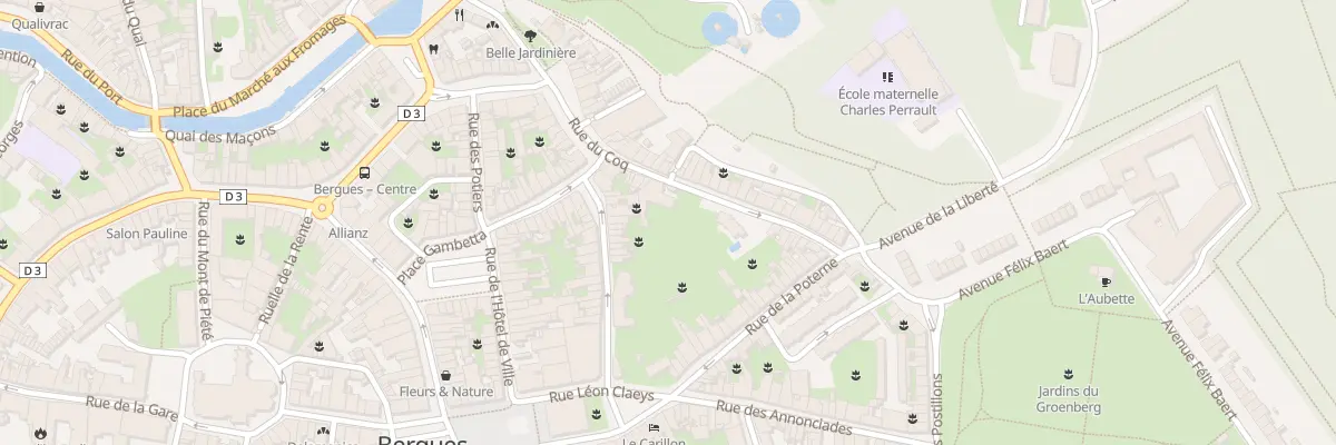 Plan du 15 Rue Neuve des Capucins à Bergues
