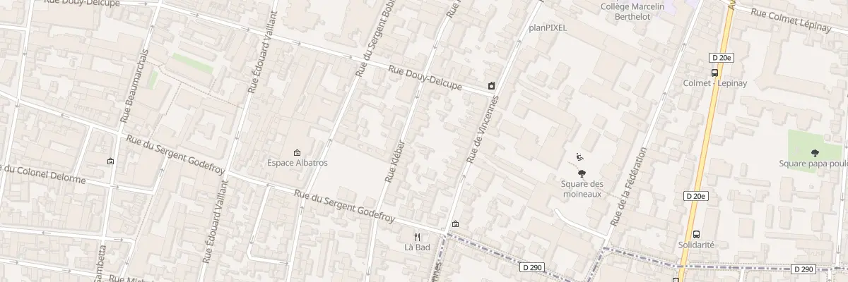 Plan du 65 Rue Kléber à Montreuil