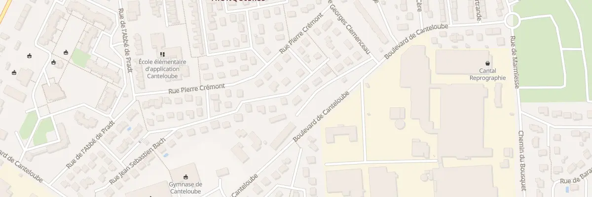 Plan du 15 Rue Jean Sébastien Bach à Aurillac