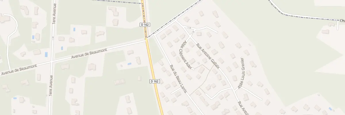 Plan du 8 All Clement Ader à Lamorlaye
