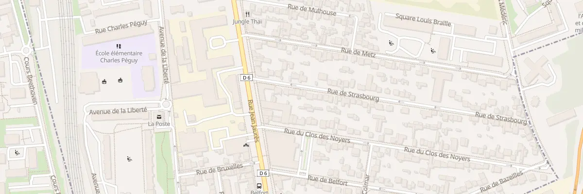 Plan du 10 Rue de Strasbourg à Maisons-Alfort