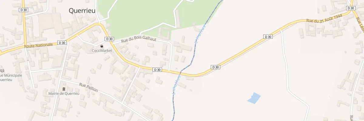 Plan du 11 Rue du Bois Galhaut à Querrieu