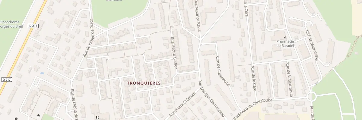 Plan du 61 Rue Hector Berlioz à Aurillac