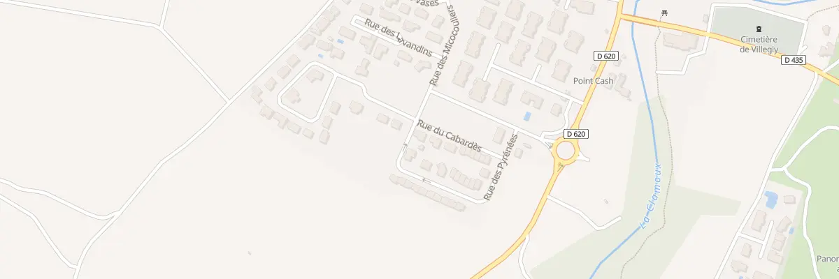 Plan du 2 Rue du Cabardes à Villegly