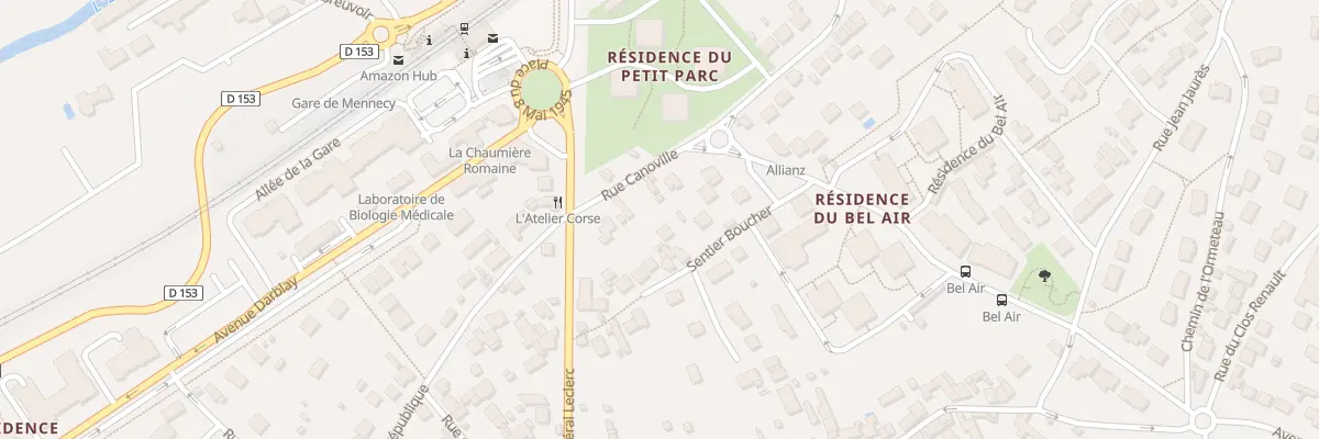 Plan du 4 Rue Canoville à Mennecy
