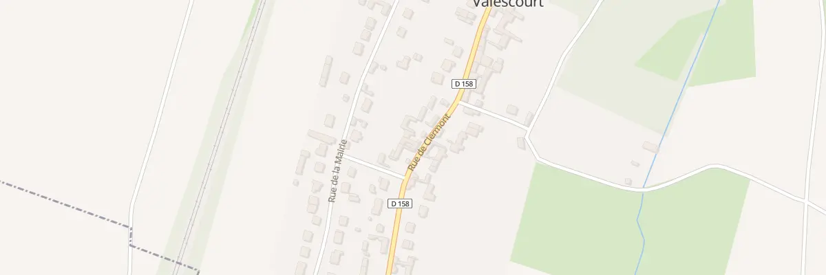 Plan du 26 Rue de Clermont à Valescourt