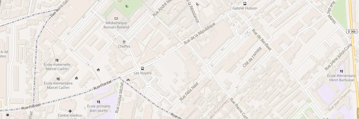 Plan du 133 Rue de la République à Romainville
