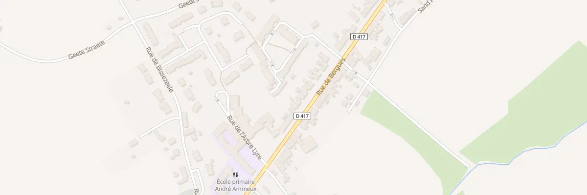 Plan du 77 Rue de Bergues à Esquelbecq