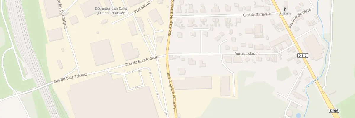 Plan du 29 Rue Auguste Bonamy à Saint-Just-en-Chaussée