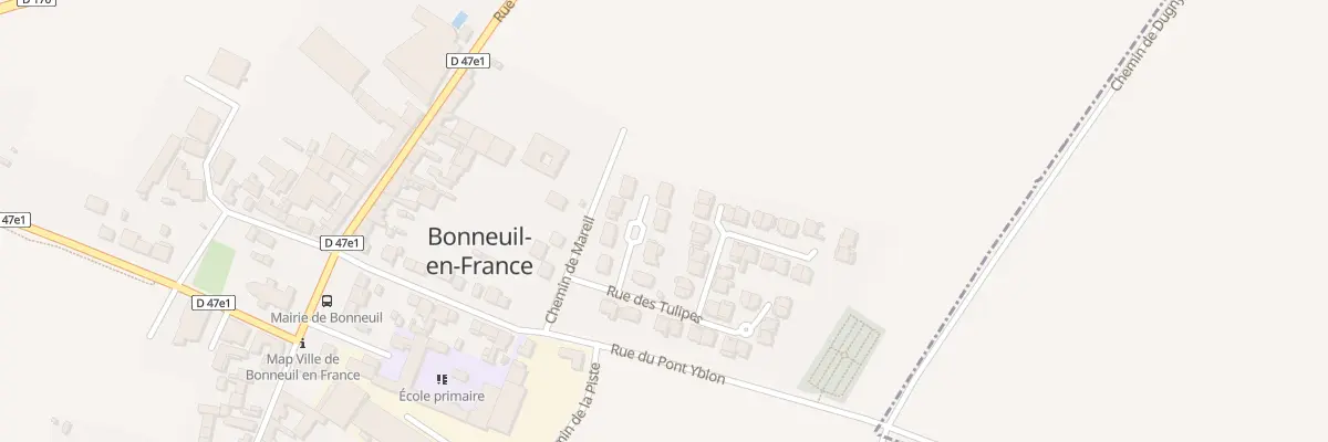 Plan du 6 Rue des Iris à Bonneuil-en-France