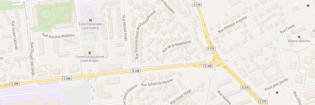 Plan du 38 Rue de la Madeleine à Gonesse