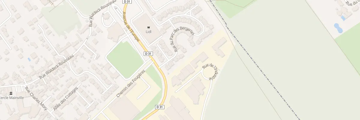Plan du 77 Rue du Parc des Bergeries à Draveil