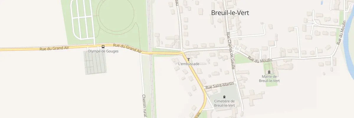 Plan du 2 Rue du Marais à Breuil-le-Vert