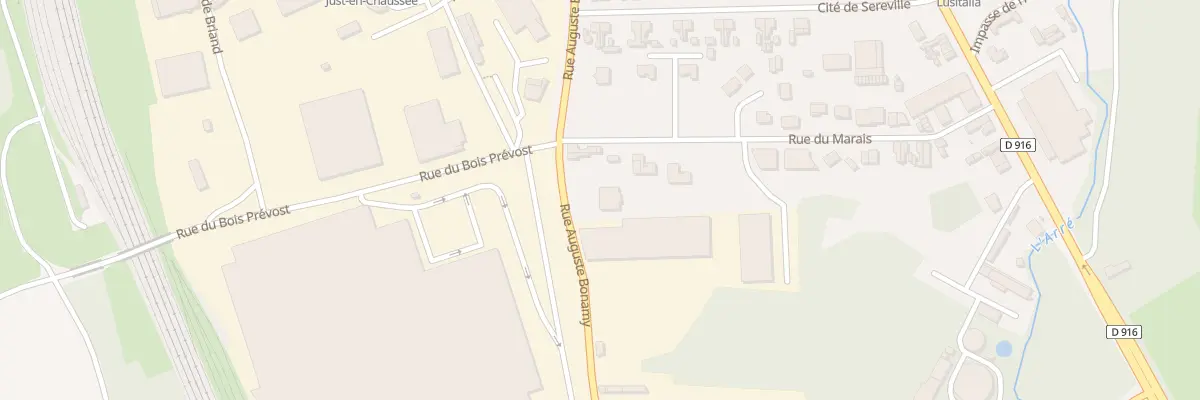 Plan du 31 Rue Auguste Bonamy à Saint-Just-en-Chaussée