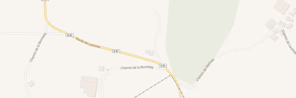 Plan du 5128A Puech de la Leu à Rayssac
