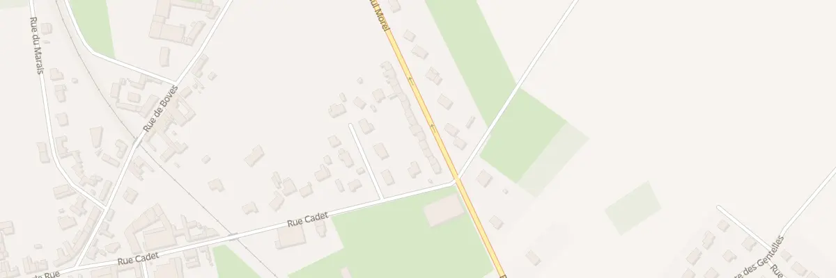 Plan du 5023E Rue Paul Morel à Thézy-Glimont