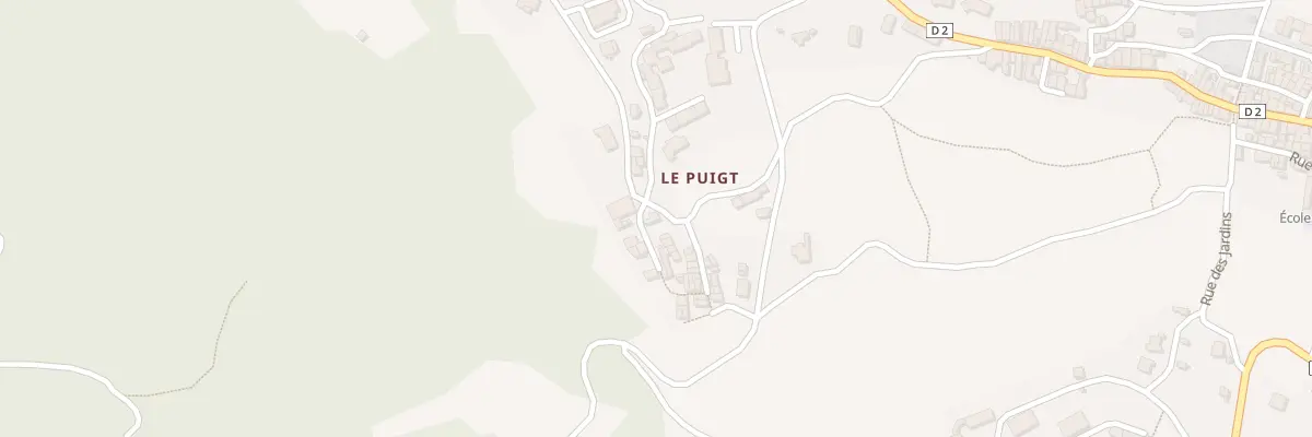 Plan du 203 Le Puigt à Sournia