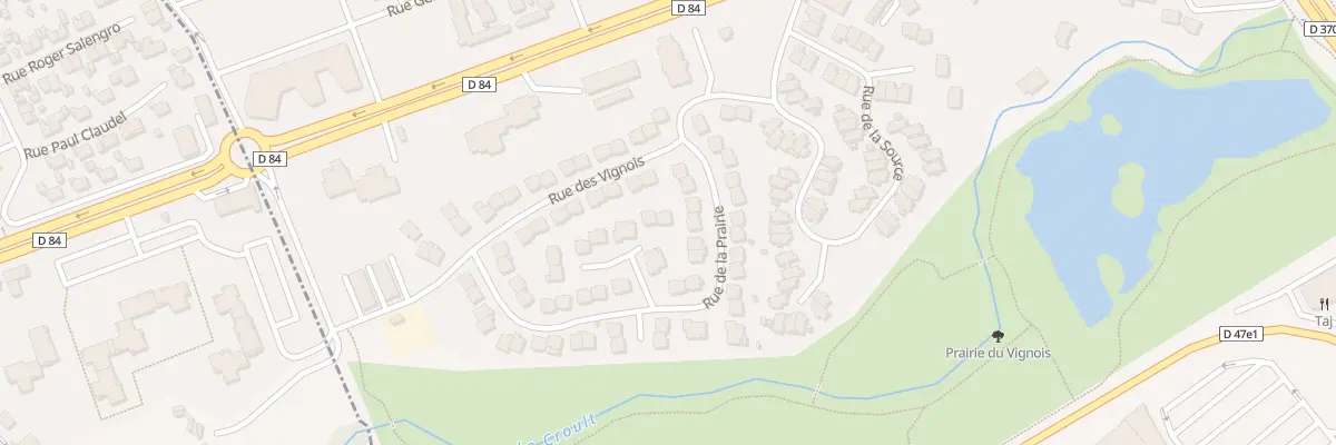 Plan du 20 Rue de la Prairie à Gonesse
