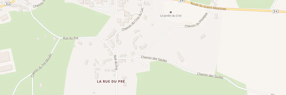 Plan du 7 Che du Pissepot à Vesdun