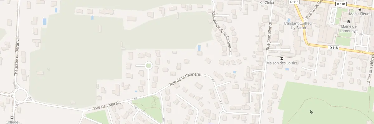 Plan du 9009 Rue des Marais à Lamorlaye