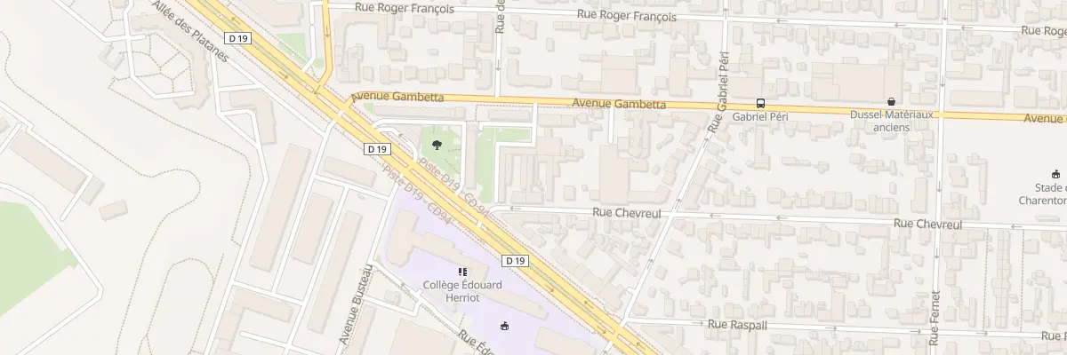Plan du 3 Rue Chevreul à Maisons-Alfort