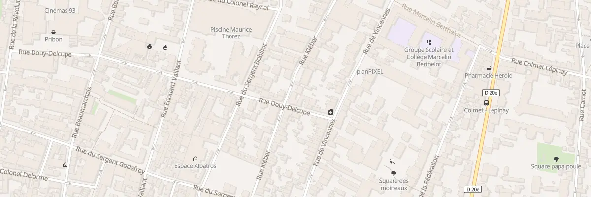 Plan du 49 Rue Kléber à Montreuil