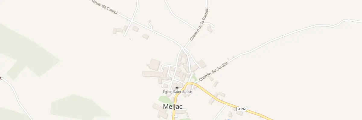 Plan du 5101 Meljac à Meljac