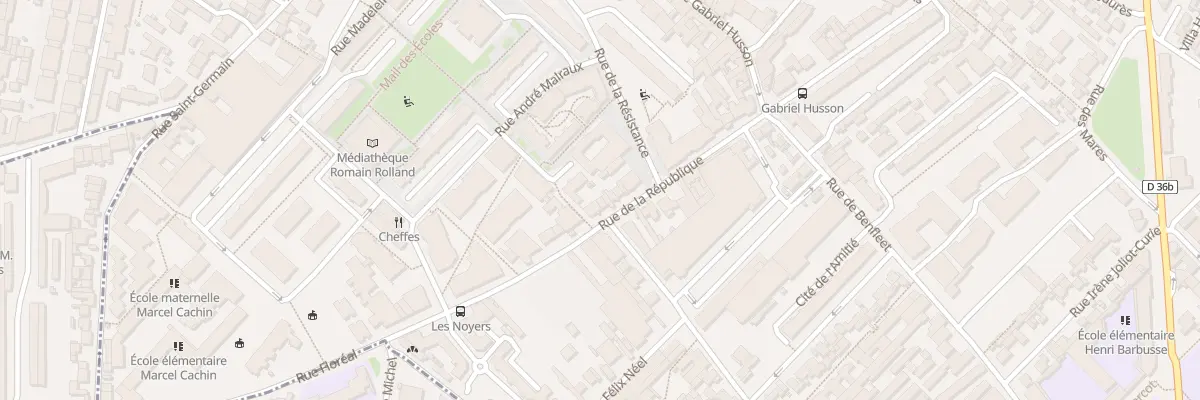Plan du 124B Rue de la République à Romainville