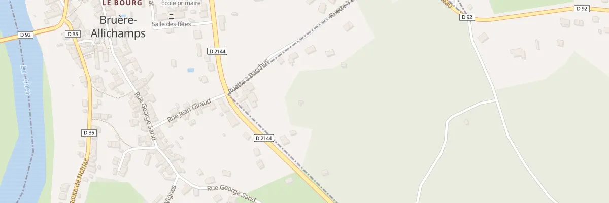 Plan du 238 Les Jillardes à La Celle