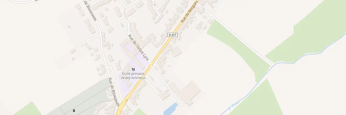 Plan du 92 Rue de Bergues à Esquelbecq
