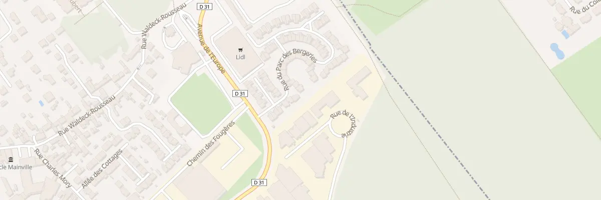 Plan du 75 Rue du Parc des Bergeries à Draveil
