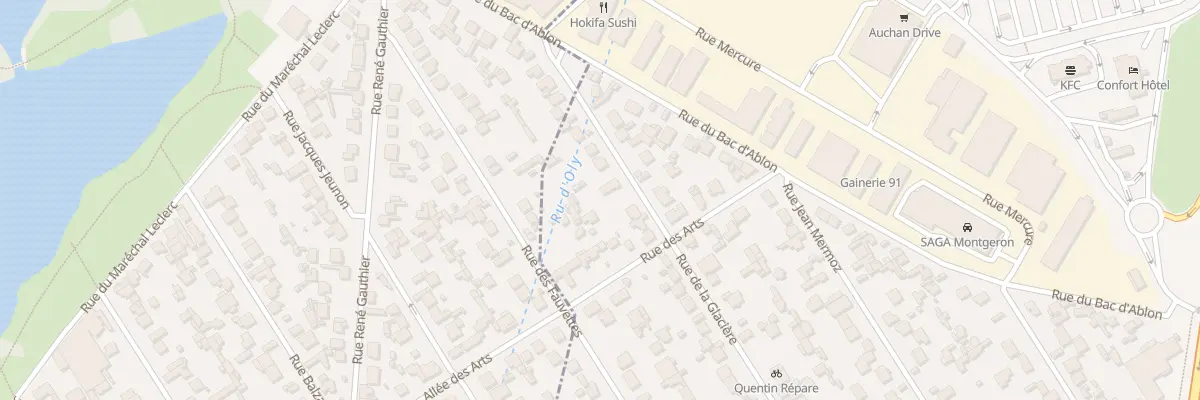 Plan du 24 Rue de la Glacière à Montgeron