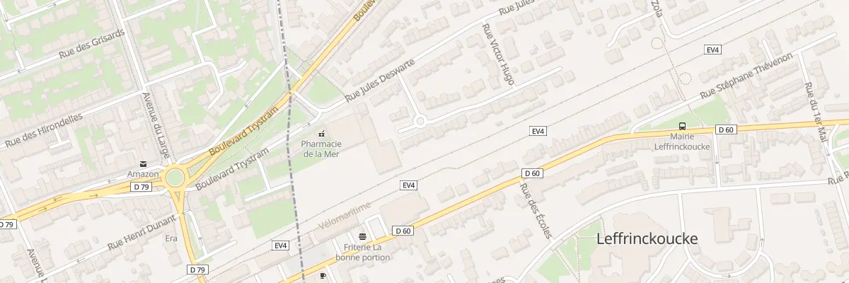 Plan du 138 Rue Maxence Vandermeersch à Leffrinckoucke