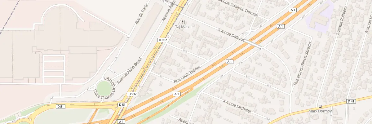 Plan du 10 Rue Pierre Quemener au Blanc-Mesnil