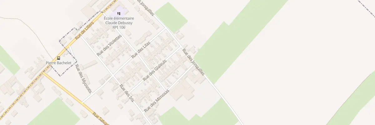Plan du 34 Rue des Mimosas à Ferfay